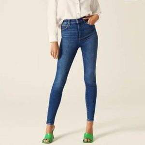Denim Forum High Rise Jeans - Blue